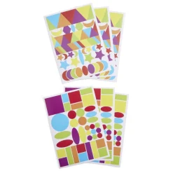 Lot de 5 planches de gommettes autocollantes multicolores < Gifi Online