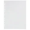 Lot de 200 pochettes perforées A4 plastique transparent