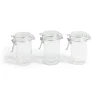 Lot de 3 pots à épices en verre