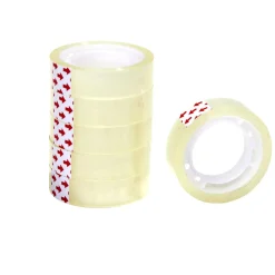 Lot de 6 rouleaux adhésifs transparents 13m x 12mm < Gifi