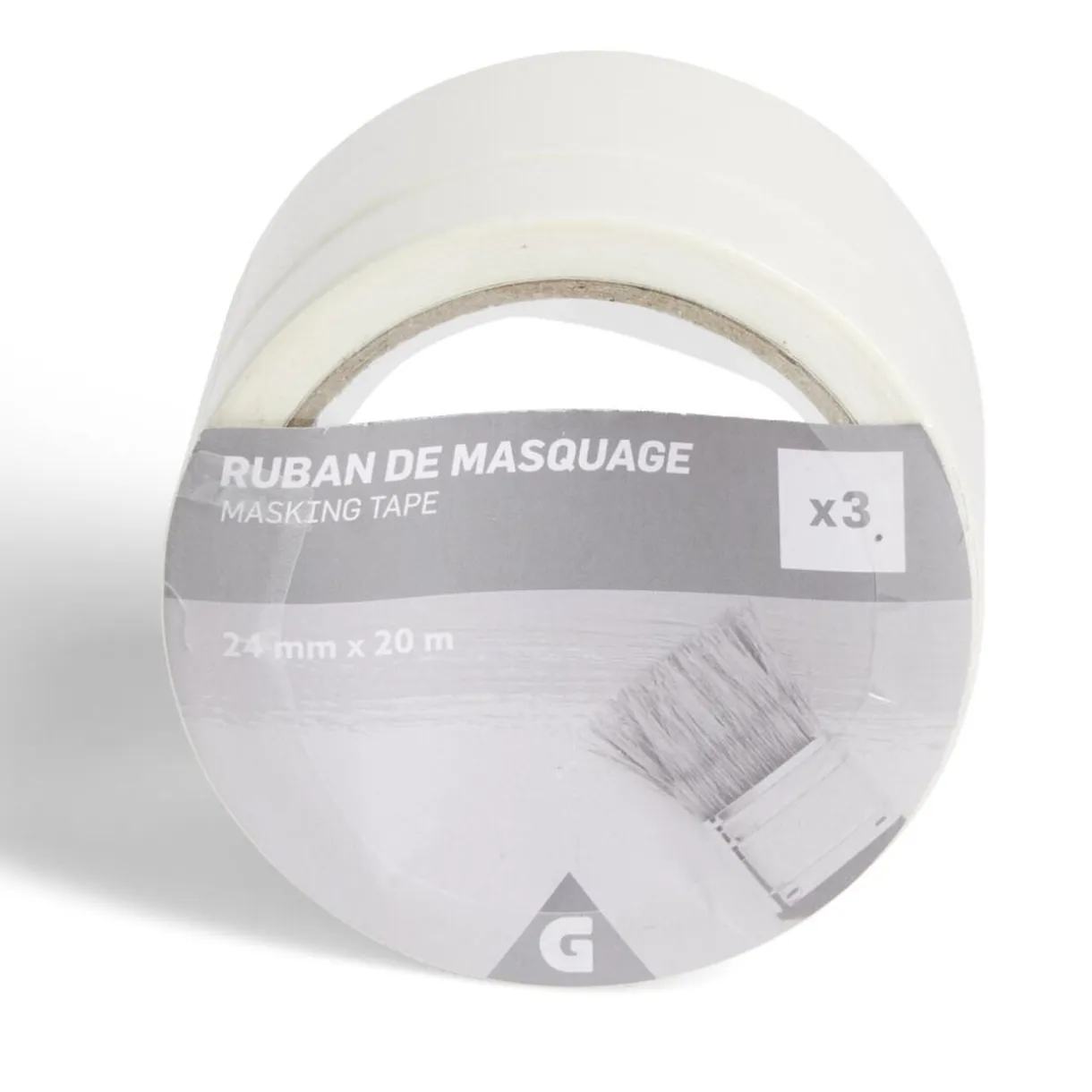 Lot de 3 rubans de masquage 24mm 20m < Gifi Discount