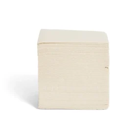Lot de 50 serviettes cocktails beiges 20x20cm < Gifi Hot