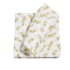 Lot de 20 serviettes en papier blanc motif confetti doré 40x40cm < Gifi New