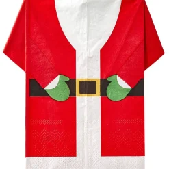 Lot de 10 serviettes en papier désign Père Noël