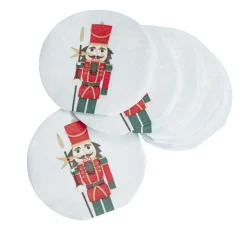 Lot de 12 serviettes en papier toucher doux soldat Casse-Noisette 33x33cm