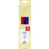Lot de 5 stylos à encre bleu/noir/rouge 0,6mm