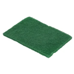 Lot de 5 tampons à récurer grattants 15x10cm polyester vert