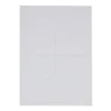Lot de 80 étiquettes adhésives blanches 24x35mm < Gifi New