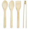 Lot de 4 ustensiles de cuisine dans pot en bambou < Gifi New