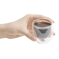 Lot de 2 verres double paroi 80ml