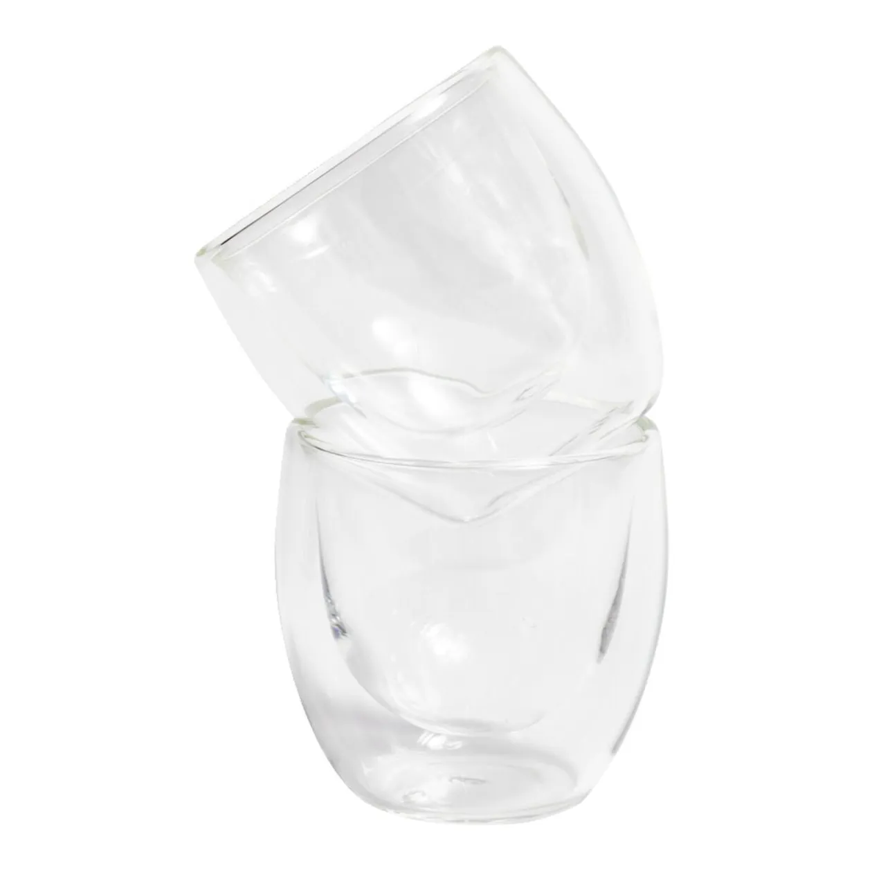Lot de 2 verres double paroi 80ml