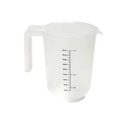 Lot de 3 verres mesureur 250/500/1000ml plastique blanc transparent < Gifi Discount