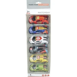 Lot de 6 voitures de course en métal L10,5cm < Gifi Best
