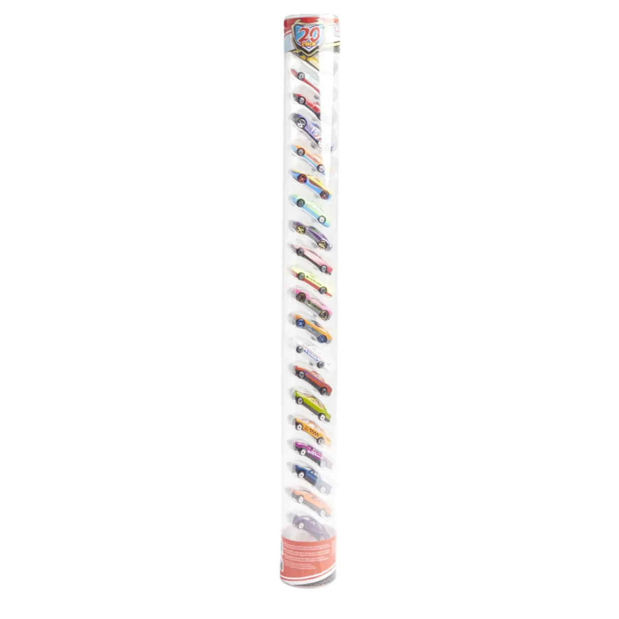 Lot de 20 voitures plastique dans tube < Gifi Online