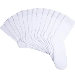 Lot 7 paires chaussettes tige longue coton et polyester - 3 coloris