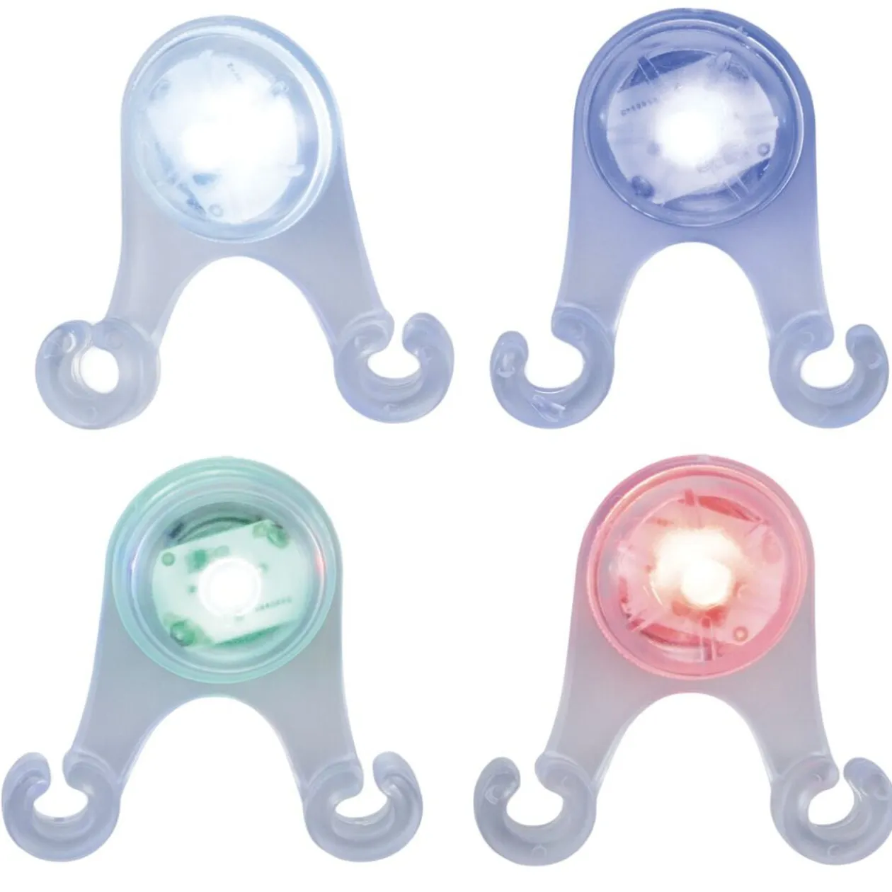 Lumière de camping x4 rouge vert bleu blanc