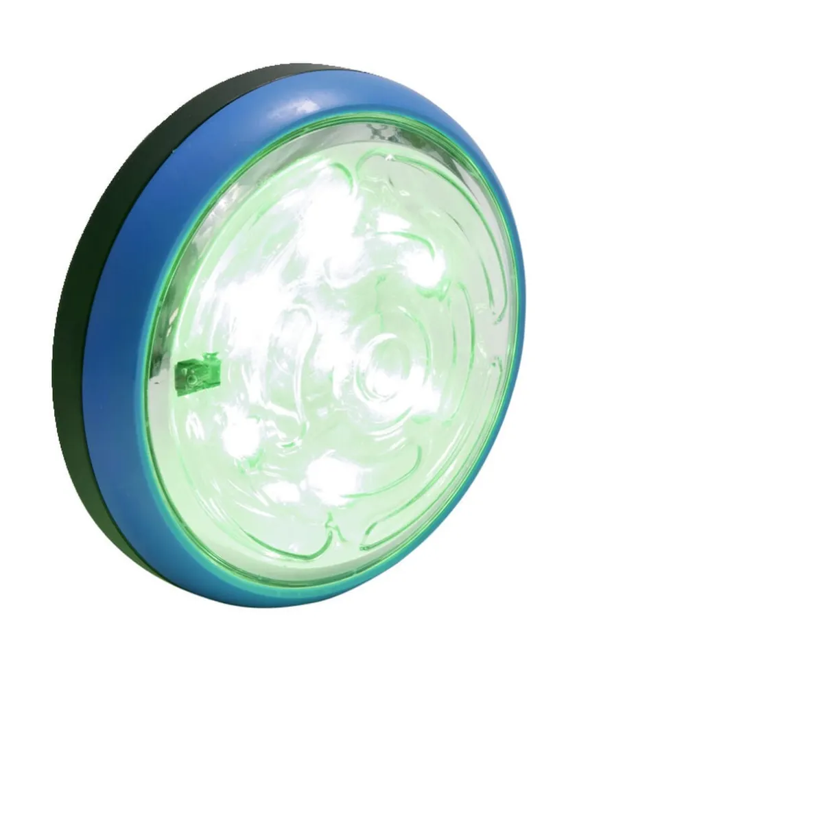 Lumière de piscine 7LED RVB aimantée avec télécommande Ø12xH4cm < Gifi