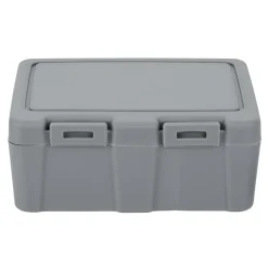 Lunch box à 2 compartiments - Boîte alimentaire en plastique gris 1L < Gifi New