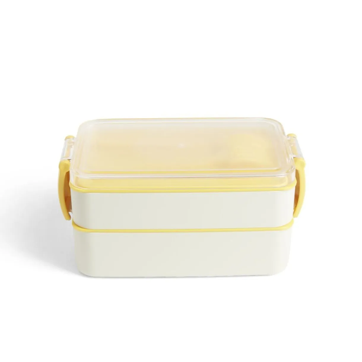 Lunch box 2 compartiments 400ml et 500ml avec couverts < Gifi Discount