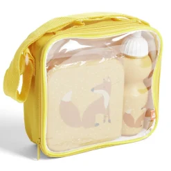 Lunchbox enfant 720ml avec gourde 350ml et sac de transport renard orange