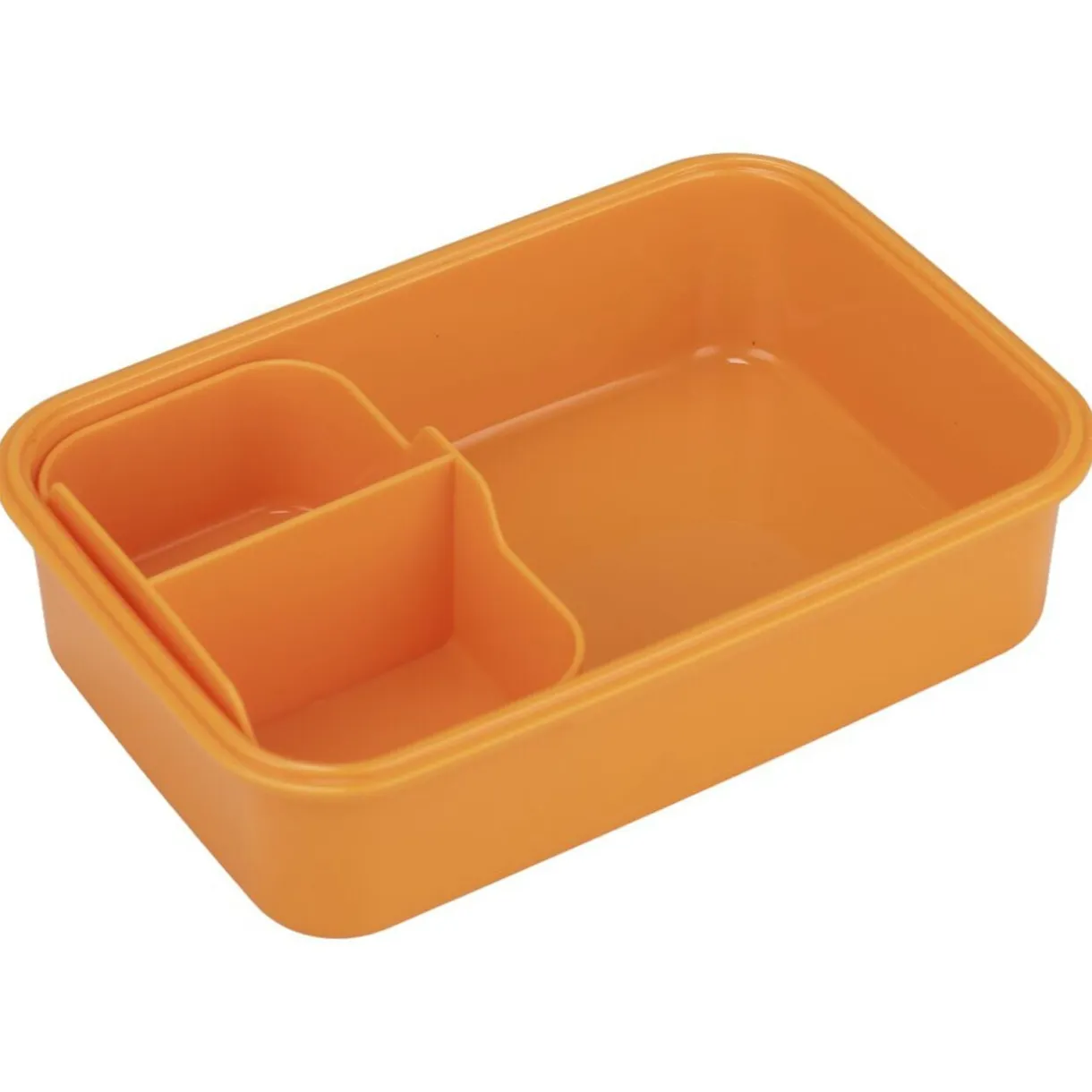 Lunch box plastique 800ml avec séparateur lignes ondulées 13x18xH6cm (2 modèles) < Gifi Sale