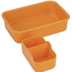 Lunch box plastique 800ml avec séparateur lignes ondulées 13x18xH6cm (2 modèles) < Gifi Sale