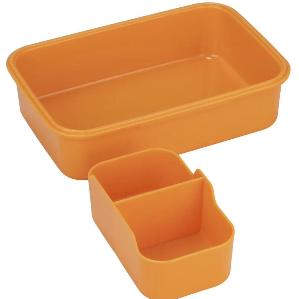 Lunch box plastique 800ml avec séparateur lignes ondulées 13x18xH6cm (2 modèles) < Gifi Sale