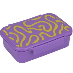 Lunch box plastique 800ml avec séparateur lignes ondulées 13x18xH6cm (2 modèles) < Gifi Sale