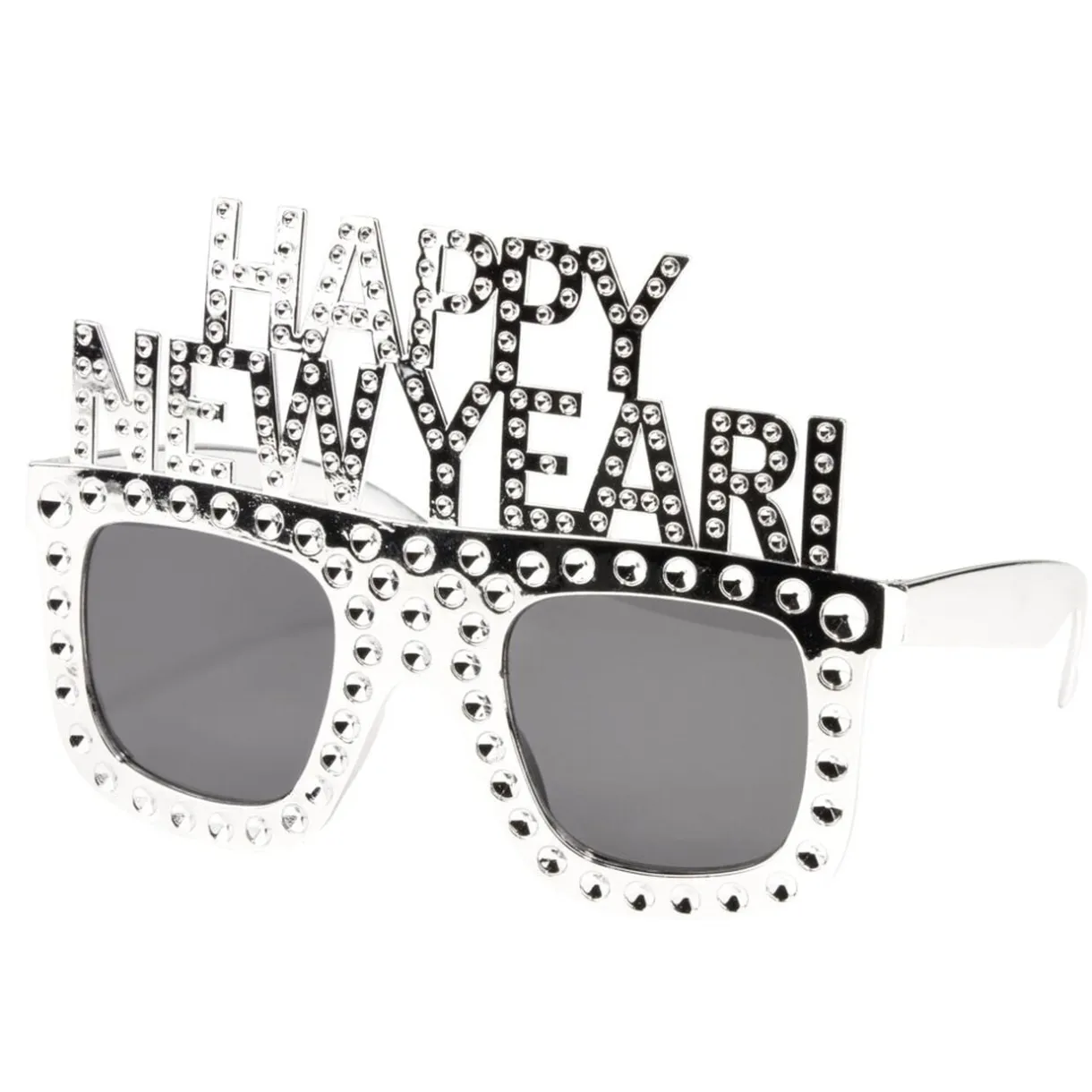 Lunette festive Happy New Year argenté < Gifi Sale