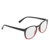 Lunette loupe de lecture en métal et plastique rouge 13,5x14xH4,5cm
