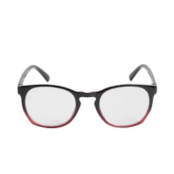 Lunette loupe de lecture en métal et plastique rouge 13,5x14xH4,5cm