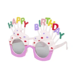 Lunettes anniversaire Happy Birthday cupcake < Gifi Hot