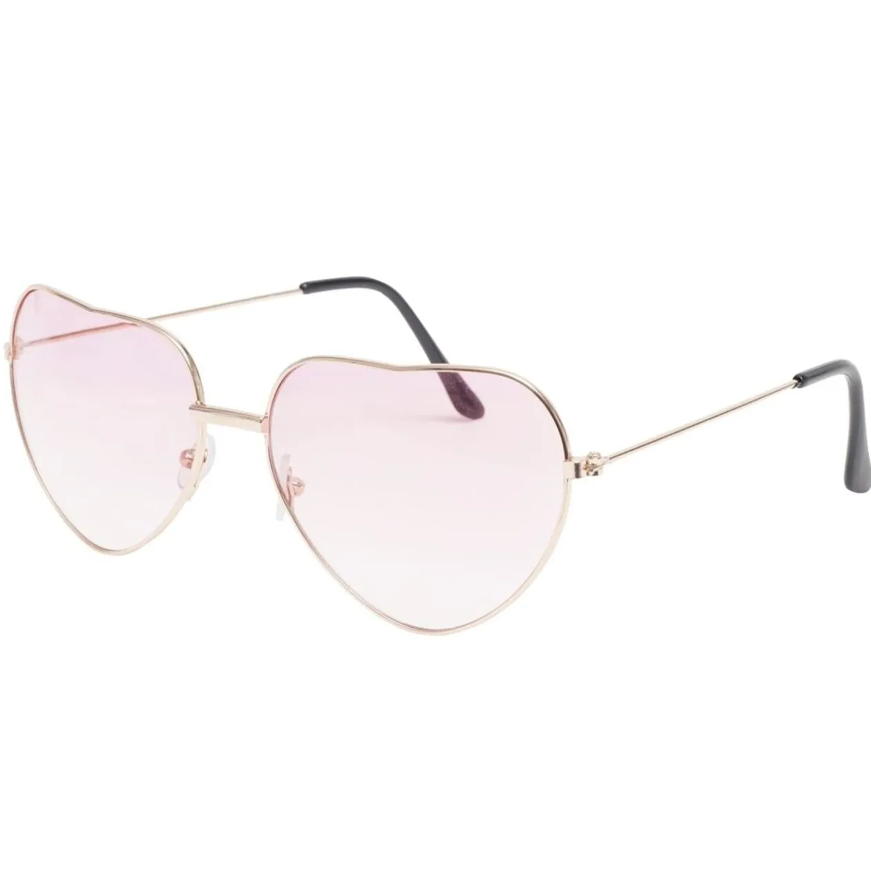 Lunettes forme coeur fantaisie (2 modèles rose ou bleu)