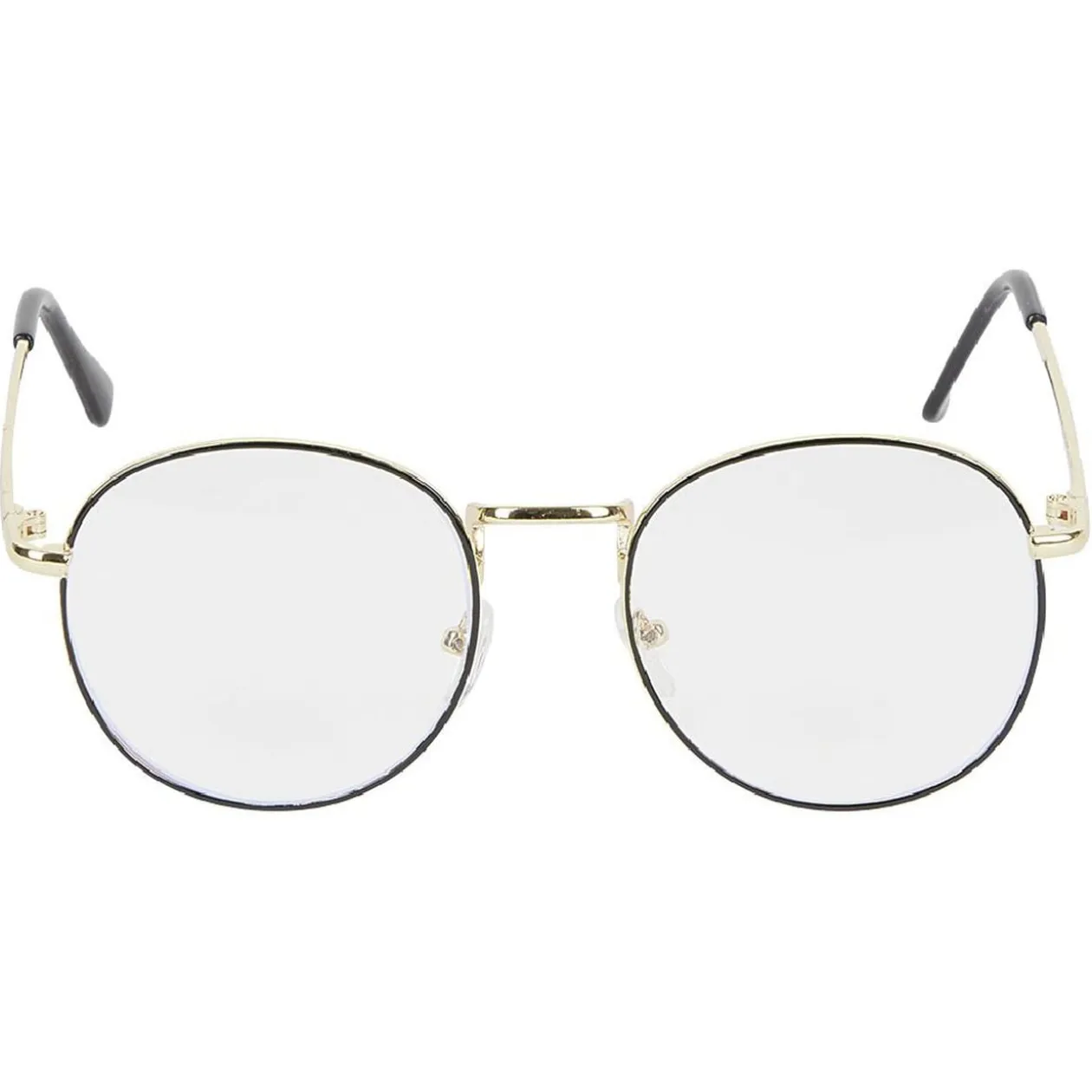 Lunettes noires et dorées anti lumière bleue