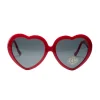 Lunettes soleil forme coeur rouge < Gifi Hot