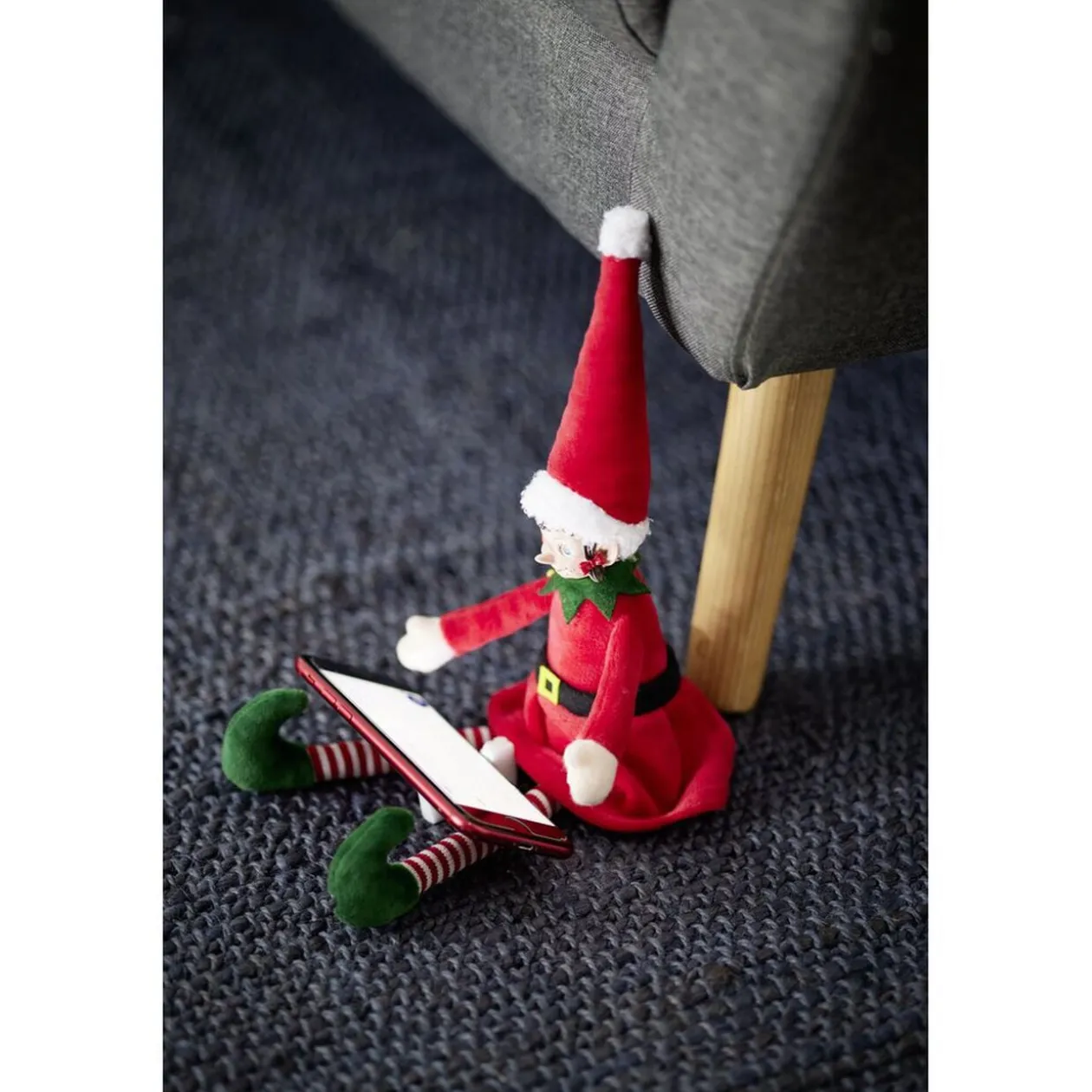 Lutin farceur fille H36 cm