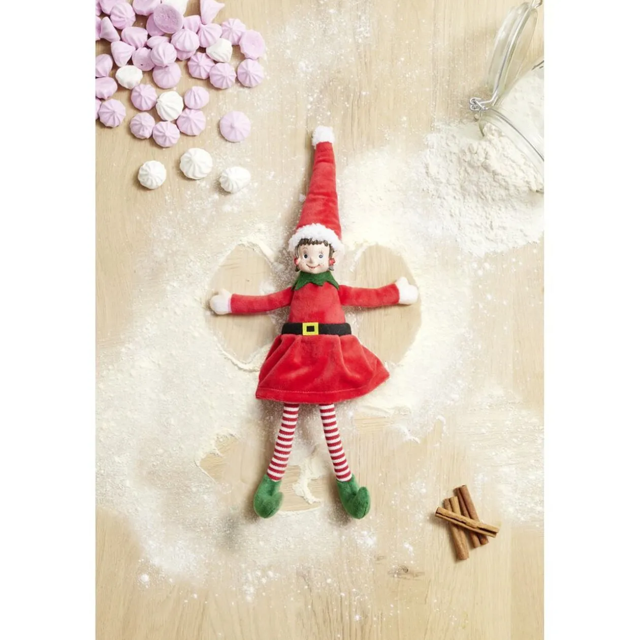 Lutin farceur fille H36 cm