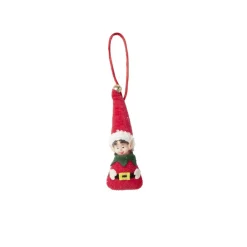 Lutin farceur mini fille à suspendre H14cm