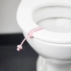 Lève couvercle de toilette en silicone L24cm (4 modèles)