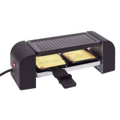 Machine à raclette Duo connectable noire 2 poêlons 450W
