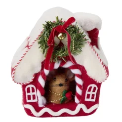 Maison de Noël décorative en feutrine H16cm (2 modèles) < Gifi Online