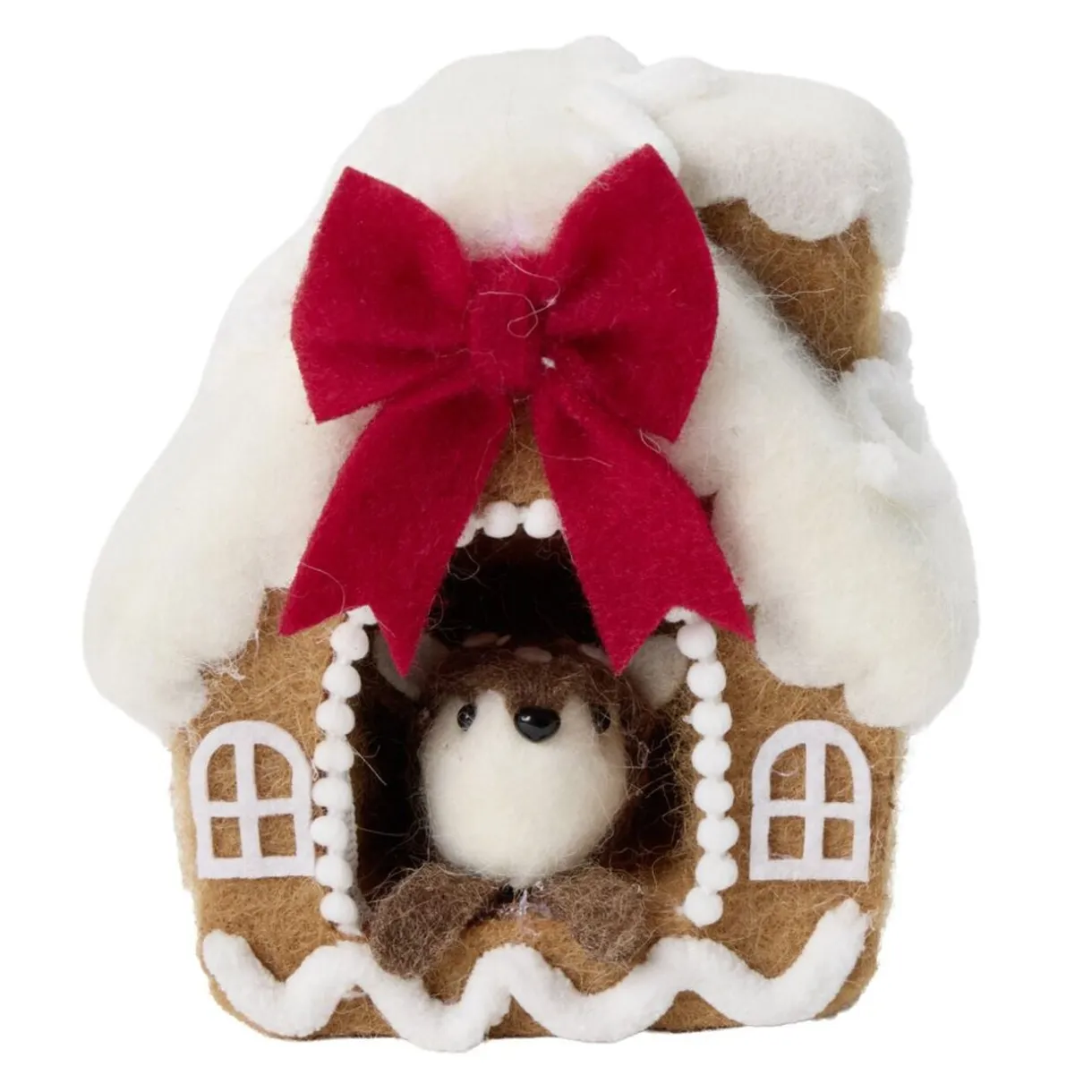 Maison de Noël décorative en feutrine H16cm (2 modèles) < Gifi Online