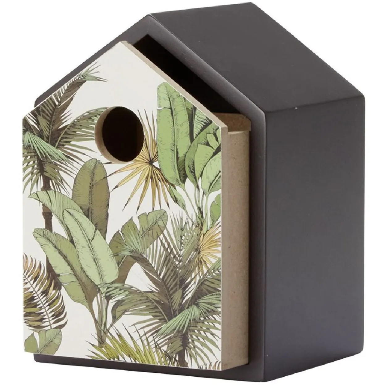 Maisonnette mini meuble rangement motif éléphant jungle ou géométrique