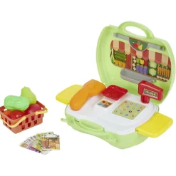 Mallette de jeu Marchand épicier 23 pièces