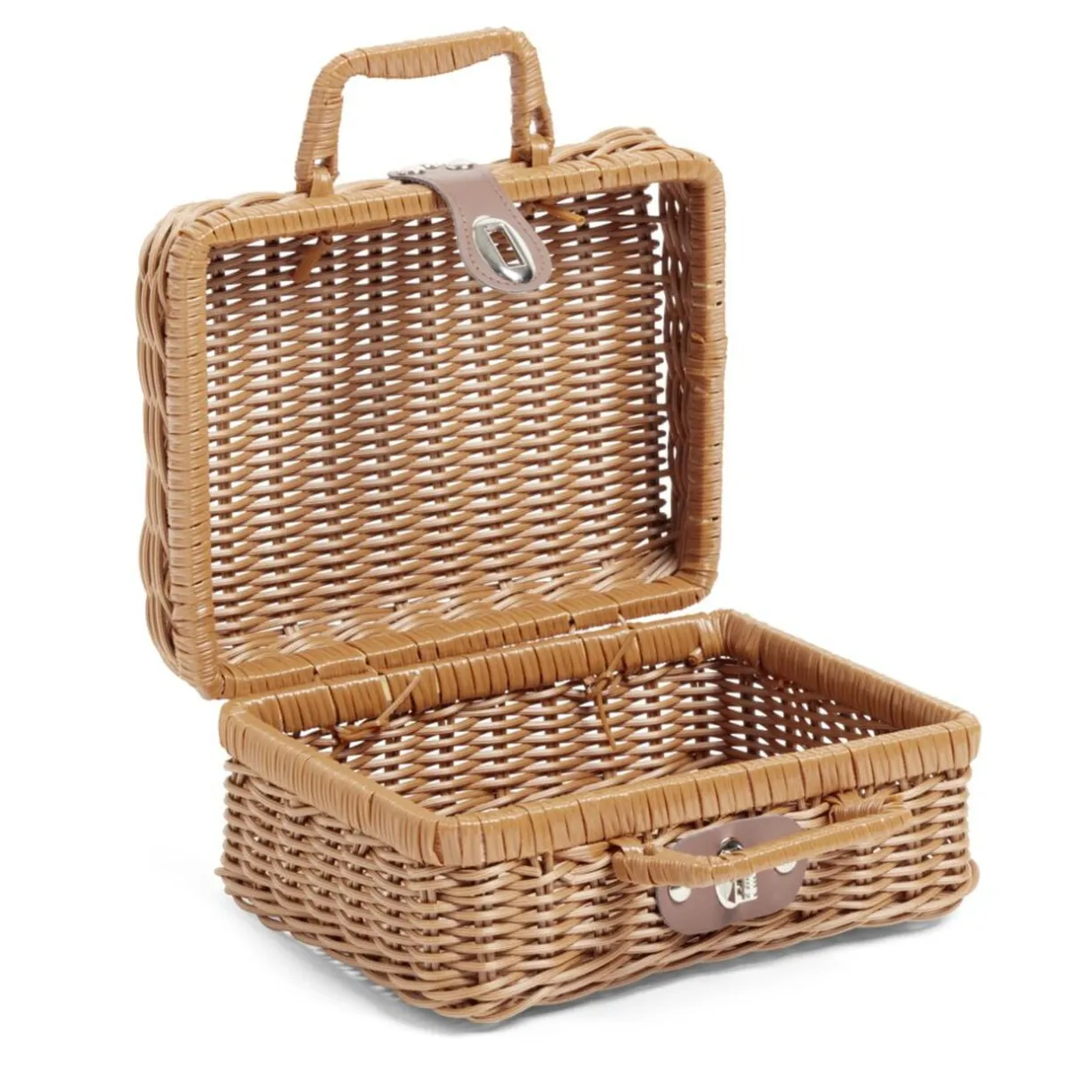 Mallette de rangement forme panier de pique nique 30x21xH12cm < Gifi New