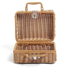 Mallette de rangement forme panier de pique nique 30x21xH12cm < Gifi New