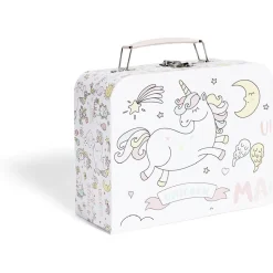 Mallette de transport enfant 20xH8,5x15,5cm - 2 modèles