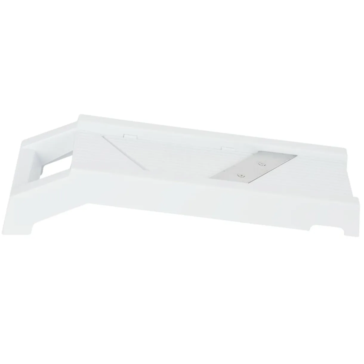 Mandoline multiusage 4 accessoires inox et plastique blanc < Gifi New