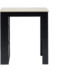 Mange debout bois et métal noir 60x100xH105cm < Gifi