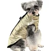 Manteau pour chien doudoune dorée Taille S